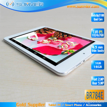 7.85 Inch IPS 1024*768 Rockchip 3188 Quad Core Google Android 4.2.2 Tablet (BR784E)
